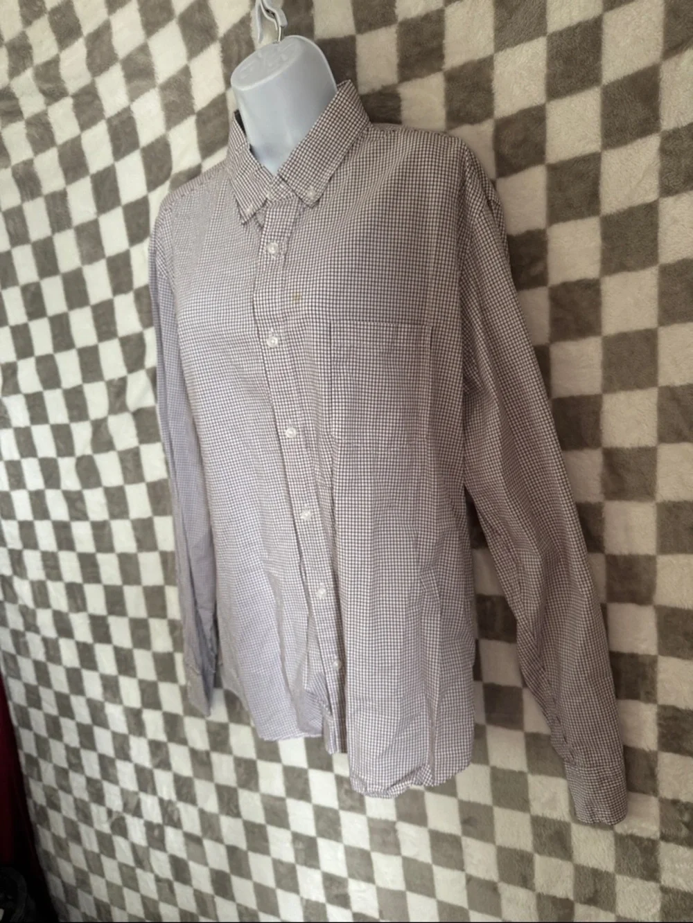 J. Crew NWT Men's Slim Fit Button-Down Check Shirt size XL/Extra Large
